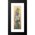 thumbnail image 2 of V. Sangon 11x24 Black Modern Framed Museum Art Print Titled - Lilacs and Lilies (1900), 2 of 5