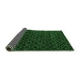 thumbnail image 2 of Ahgly Company Indoor Round Abstract Emerald Green Modern Area Rugs, 8' Round, 2 of 4