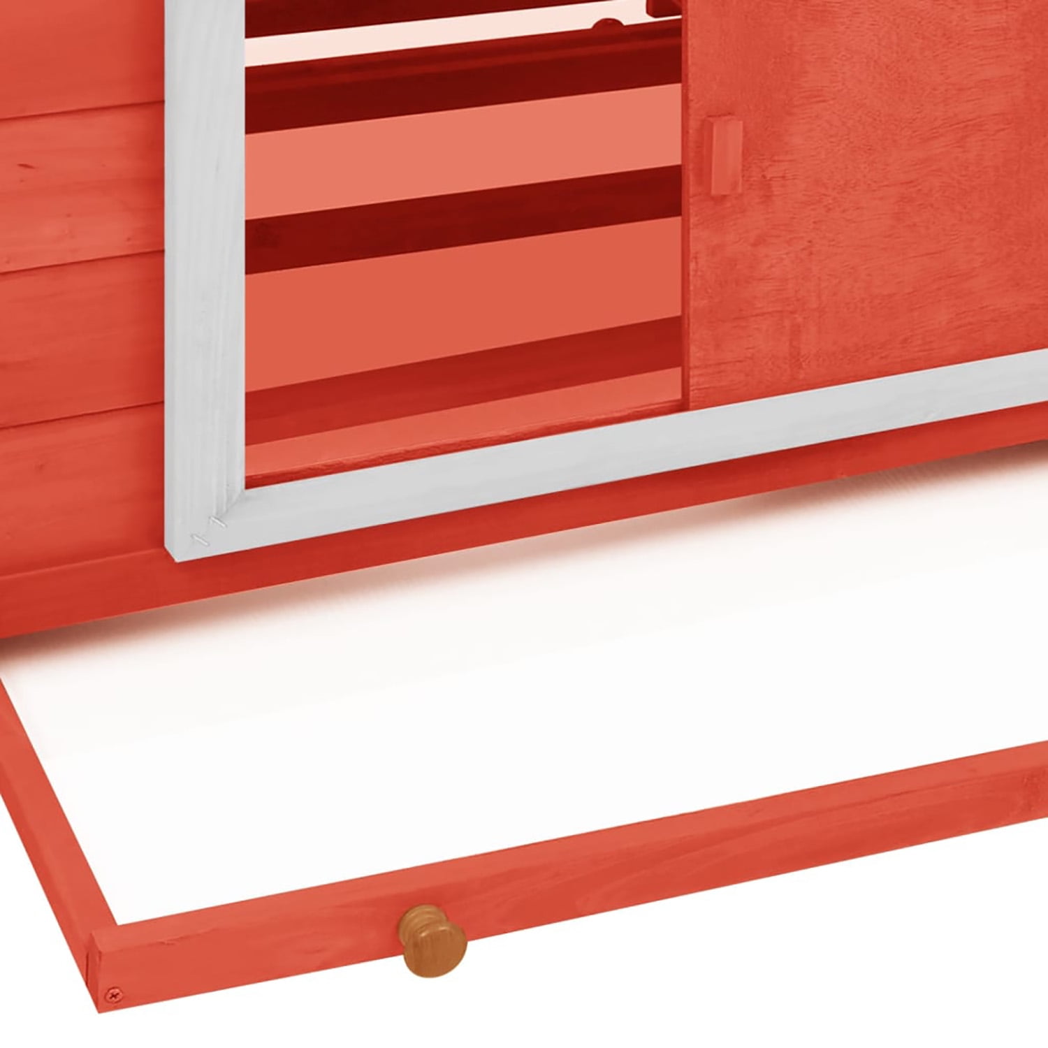 Pefilos 59.8" Wooden Rabbit Hutch Outdoor for Water-Resistant Roofs, Rabbit Cages for Indoor, Large Hen House with Nest Boxes, Red Pefilos 59.8" Wooden Rabbit Hutch Outdoor for Water-Resistant Roofs, Rabbit Cages for Indoor, Large Hen House with Nest Boxes, Red