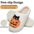 thumbnail image 5 of CLOUJI Cute Fuzzy House Halloween Print Slippers for Women Non- Memory Foam Shoes, 5 of 7