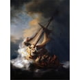 thumbnail image 2 of Art.com Christ in the Storm on the Lake of Galilee, 1633 Stretched Canvas Print Wall Art by Rembrandt van Rijn, 18" x 24", 2 of 4