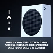 XBOX Series S - All Digital Gaming Console -1TB SSD - Includes XBOX Wireless Controller - 120FPS - Robot White