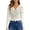 Z1White, variant on Trendfront Womens V Neck Tank Top with Front Zipper Boho Style Lace Ruffle Sleeveless Blouse Casual Summer Top for Women