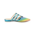 thumbnail image 4 of BLISSFUL STEP Women's Glitter Pointy Toe Flats Mules, 4 of 8