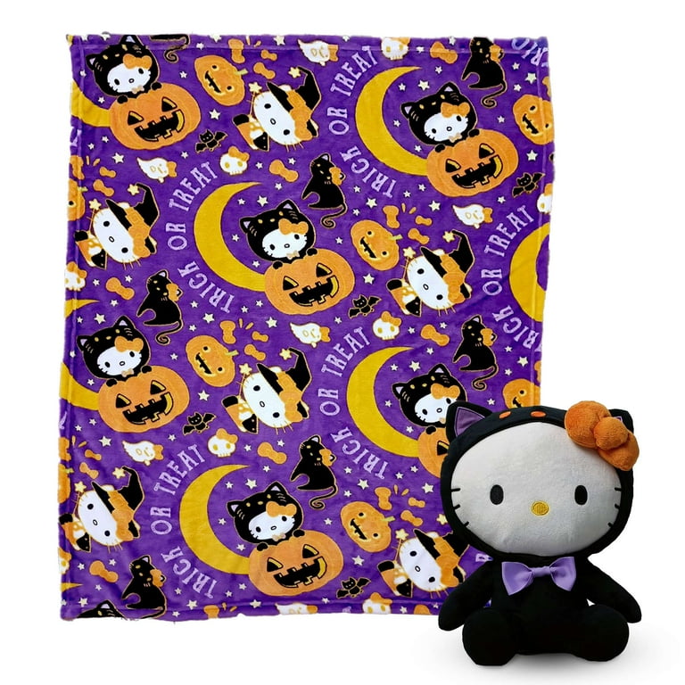 Hello Kitty Halloween NIP blanket deals throw