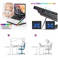 thumbnail image 4 of Base Enfriadora Laptop 6 Ventilador Computadora Portátil RGB 7 color RGB light / Multicolor, 4 of 7