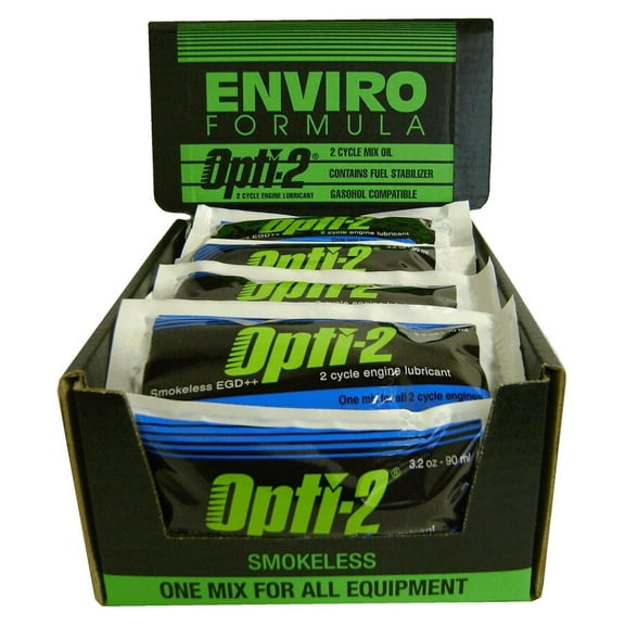 Opti-2 2 Cycle Oil with Fuel Stabilizer 3.2 Oz., pack of 28