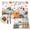 Orange Blue, variant on Orange Checkered Placemats Set of 4, Thanksgiving Fall Buffalo Plaid Rustic Washable Wipeable Table Mats for Dining Tables, Indoor Outdoor Kitchen Place Mats for Holiday Party Table Decor
