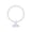 White - 5.7CM, variant on Betta Fish Exercise Ring Ecological Interactive Entertainment Design, Fun Fish Enrichment Toy For Tank Interior Layout, Delicate Aquarium Ornament For Betta Daily Activity And Viewing White - 5.7CM