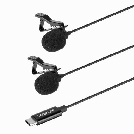 UPC: 6971008024692 | LavMicro U3C 2-Person Lavalier w/ 20 USB-C Cable 90˚ Adpt for iPhone 15 Android iPad Computers