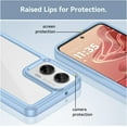 thumbnail image 5 of Case for Moto G35 5G,Moto G35 5G Case,Transparent TPU+PC Acrylic Protective Military Grade  Heavy Duty Shockproof Protection Phone Case for Motorola Moto G35 5G (Blue), 5 of 16