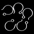 thumbnail image 3 of 10Pcs Hipoalergénico Plata De Ley 925 Ear Ear Wire French Earring Hooks Connector 1x1.1cm / Cuelga Earwire Para Pendientes Fabricación De Joyas Baoblaze Alambres de oreja Gancho de oreja bricolaje, 3 of 8