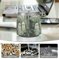 thumbnail image 6 of Yayeee Ashtray with Lid for Cigarette Smokeless Stainless Steel Home Ash Holder, Ghosts Playing in A Garden, 6 of 7