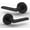 Matte Black, variant on Mega Handles Ralph Privacy Door Lever | Stainless Steel, Round Rosette Reversible | Heavy Duty Includes Screws | Polished Chrome 5" (1 Pack)