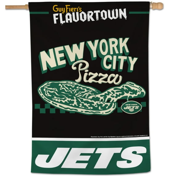 WinCraft New York Jets NFL x Guy Fieri-s Flavortown 28" x 40" One-Sided Vertical Banner
