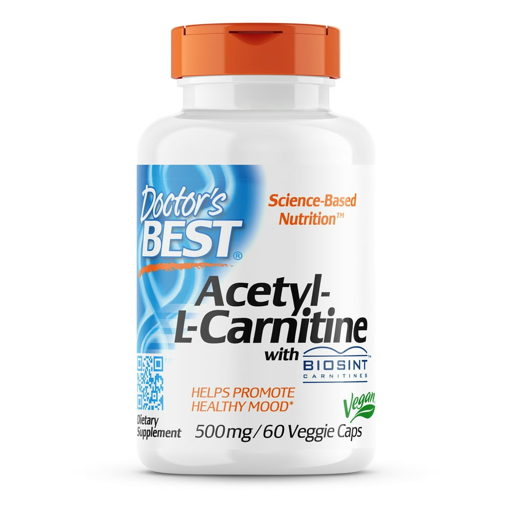 Doctorâ s Best AcetylLCarnitine with Biosint Carnitines 500 MG