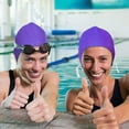 thumbnail image 4 of Water Gear 34500 Bubble Swim Caps-Purple Medium, 4 of 7