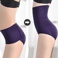 thumbnail image 4 of Fewfanhot Women's Plus Size High-Waisted Tummy Control Shapewear Briefs, Button Down Waist & Belly Slimming Stretchy Comfy Underwear for Body-Shaping, 4 of 5
