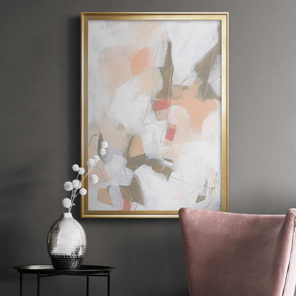 Sand Story I Premium Framed Print, in Gold, Black, or Silver - Ready to Hang