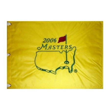2006 Masters Embroidered Golf Pin Flag – Phil Mickelson Champion