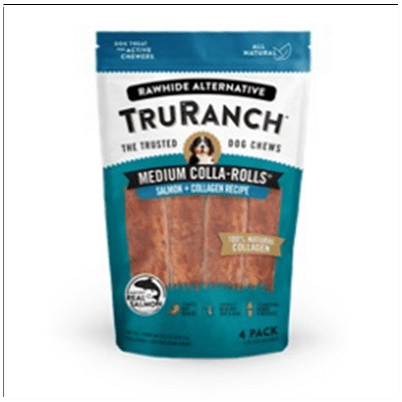 TruRanch Medium Salmon Collagen Rolls, 4 Count