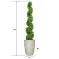 thumbnail image 4 of 67" Spiral Topiary in fiberstone planter, 4 of 5