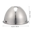 thumbnail image 2 of OFFIGAM Accesorios De Colgante Industrial Con Pantalla De Acero Inoxidable Plata, 2 of 7