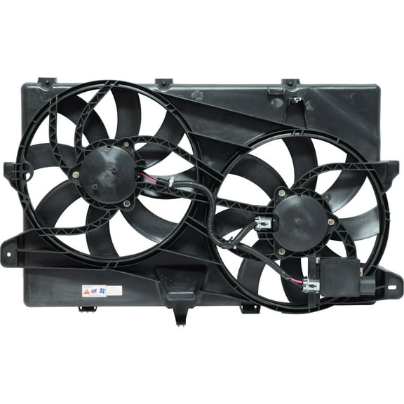 New UAC FA 50283C Dual Radiator and Condenser Fan Assembly -- Radiator-Condenser Fan Assy