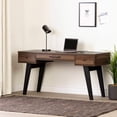 thumbnail image 2 of Pemberly Row Computer Desk with Power Bar Natural Walnut Pemberly Row, 2 of 7