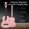 thumbnail image 4 of Best Choice Products Walmart Exclusive 30in Kids Acoustic Guitar Beginner Starter Kit w/ Strap, Case, Strings  - Walmart Pink, 4 of 7