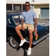 thumbnail image 3 of COOFANDY Men' Textured Henley Shirts Short Sleeve Casual Basic Tee Summer Button Henley Soild T Shirts, 3 of 6