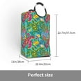 thumbnail image 3 of KLL Turtles Laundry Hamper,Large Canvas Fabric Lightweight Storage Basket Toy Organizer Dirty Clothes Collapsible Waterproof, 3 of 6