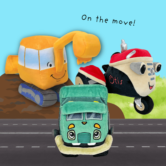 One the Move Plush Set