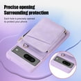 thumbnail image 3 of Dteck for Google Pixel 6A Zipper Wallet Case, Magnetic Clasp Zipper Purse PU Leather Wallet Case with Credit Card Slot Holder Back Flip Cover, purple, 3 of 7