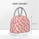 thumbnail image 2 of Balery Strawberry Bolsa de Almuerzo para Mujeres, Caja de Almuerzo, Bolsa de Almuerzo Pequeña Impermeable, Tote de Almuerzo Reutilizable con Gran Capacidad, 2 of 6