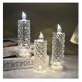 thumbnail image 6 of Set Of 4 LED Crystal Candle Lights, 6 of 8