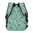 thumbnail image 4 of Fotbe Mushrooms Pattern Casual Backpack for School, Travel, and Outdoor Activities - Durable, Lightweight, and Comfortable, 4 of 5