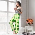 thumbnail image 5 of Uemuo St. Patrick's Day Pattern Women's Wide Leg Palazzo Lounge Pants with Pockets Light Weight Loose Comfy Casual Pajama Pants-XX-Large, 5 of 6