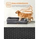 thumbnail image 3 of Cama Ortopédica para Perros Feandrea Gris Oscuro con Funda Extraíble y Lavable, 3 of 9