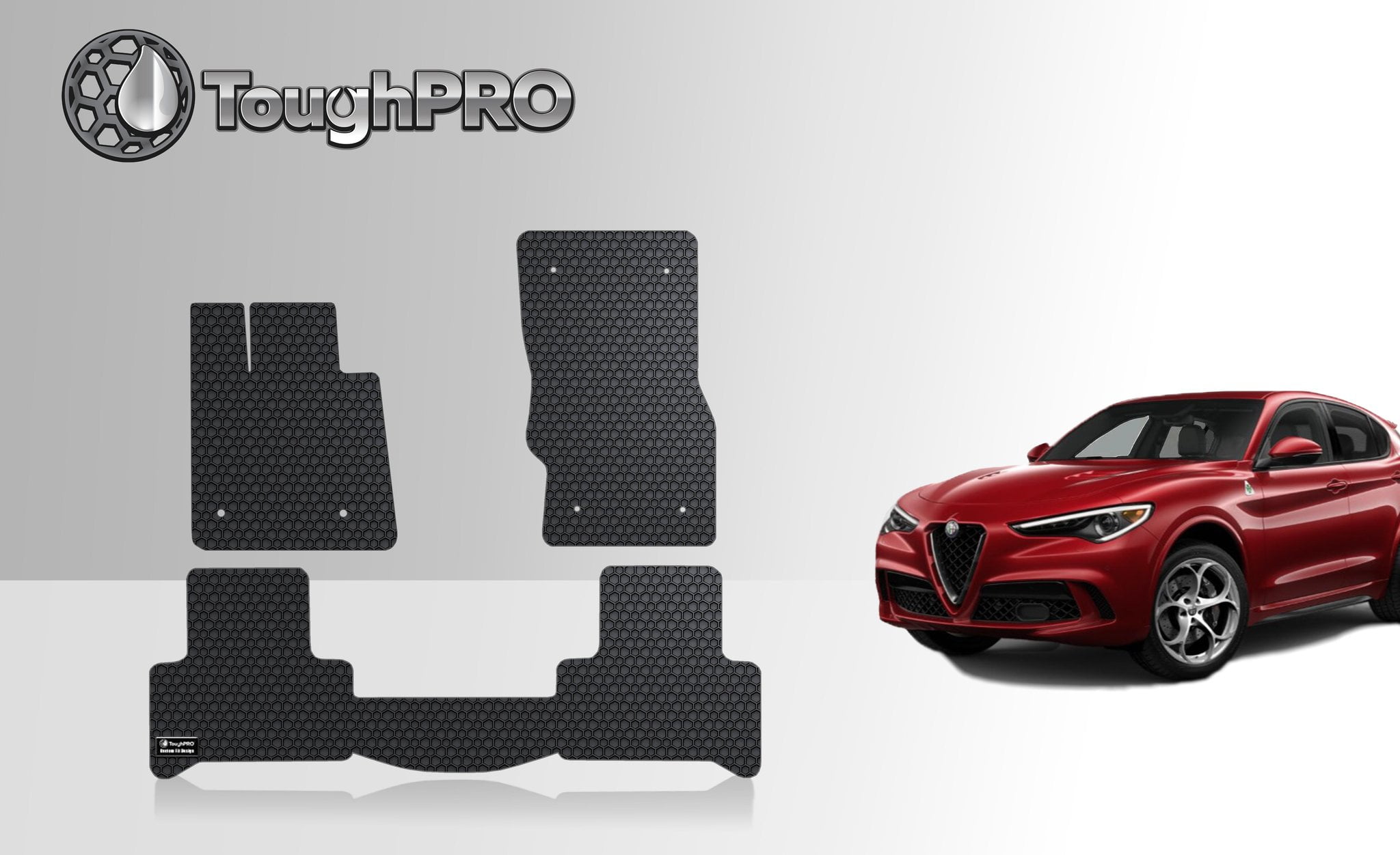 ToughPRO Floor Mat Accessories 1st & 2nd Row Mats Compatible with 2020