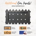 thumbnail image 4 of Autumn Alley Rubber & Coconut Coir Welcome Mat with Fence Design with Replacable Insert 30" x 18", 4 of 10