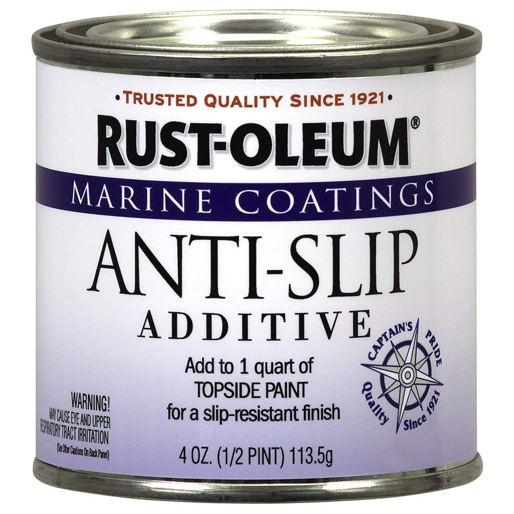 RustOleum 207009 Marine AntiSlip Additive 1/2Pint, Creates a skid