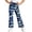 72P-Blue, variant on ZXLBBD Girls Wide Leg Casual Pants Flared Leg Trousers Elastic Waist for Play and Everyday Wear Versatile Outdoor