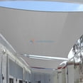 thumbnail image 3 of Sunshades Depot 14' x 23' Sun Shade Sail Rectangle Permeable Canopy Light Gray / Light Grey Custom Size Available Commercial Standard, 3 of 5