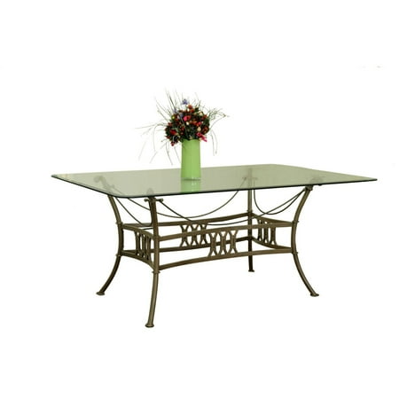 Chintaly Darcy Rectangular Gl Dining Table