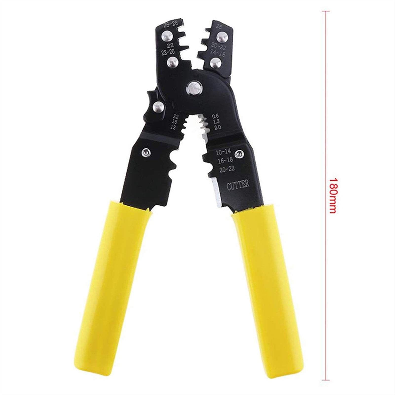 Multifunctional Adjustable Terminals Cable Crimping Tool Plier High-strength Antiskid Handle Wire Stripping Pliers Hand Tools ,Durability That Lasts