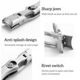 thumbnail image 4 of sweethay Cortaúñas de los pies Nail Trimmer Pedicure Trimming Scissor Manicure Gadget Piel muerta Removedor de cutículas de acero inoxidable Type2 NO2, 4 of 6