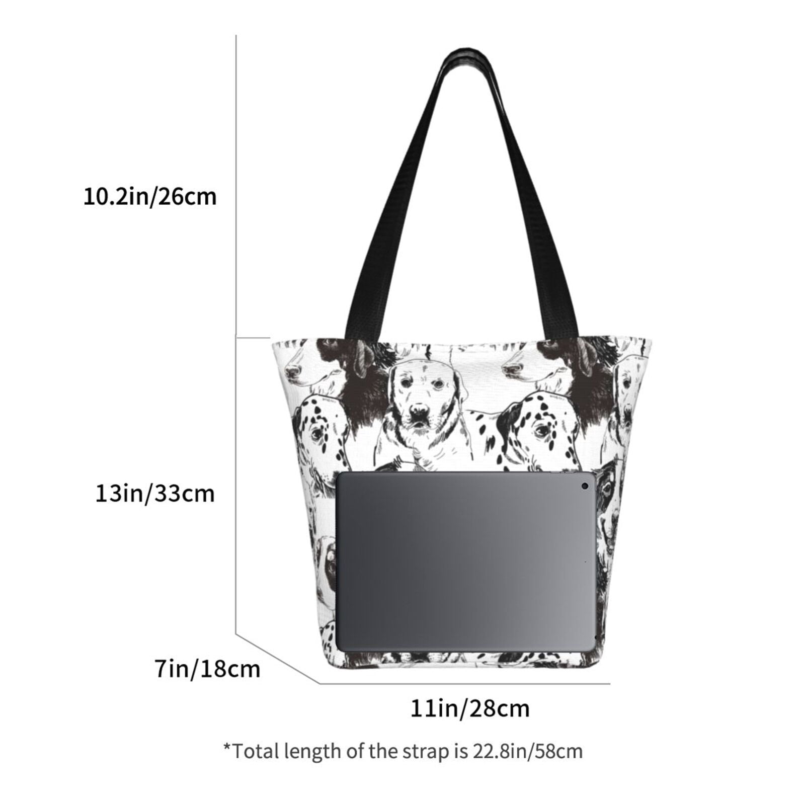 Ratiio Labrador Retriever Dog Print Shoulder Bag for Women, Polyester Crossbody Purse Lightweight Handbag for Daily Travel and Casual Use