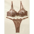 thumbnail image 2 of Brown Sheer Lingerie Set, 2 of 5