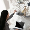 thumbnail image 3 of AOOOWER Interlocked Plastic Peg Board Organizers Easy Install Vertical Space Solution, 3 of 12